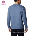 OEM Mens Gym Long Sleeve Sports Gym T Shirt Sweatshirt